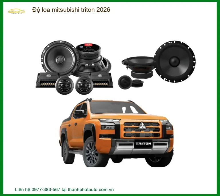 Độ Loa Sub Hơi Ô Tô Mitsubishi Triton 2026 - Trung Tâm Lắp Đặt Uy Tín TPHCM