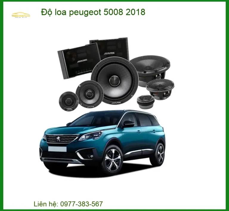 Độ Loa Peugeot 5008 2018 - Trung Tâm Nâng Cấp Âm Thanh Uy Tín TPHCM