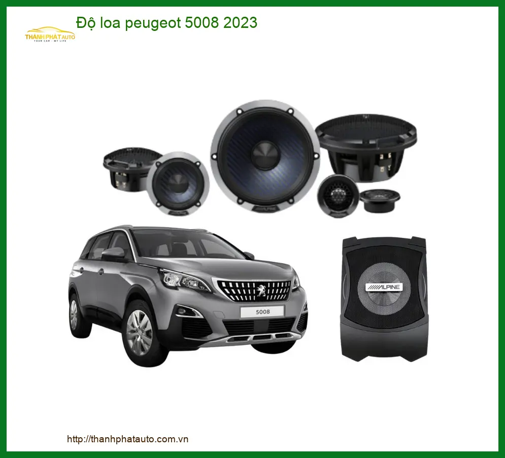 Nâng Cấp Âm Thanh Peugeot 5008 2023 - Trung Tâm Độ Loa Uy Tín TPHCM