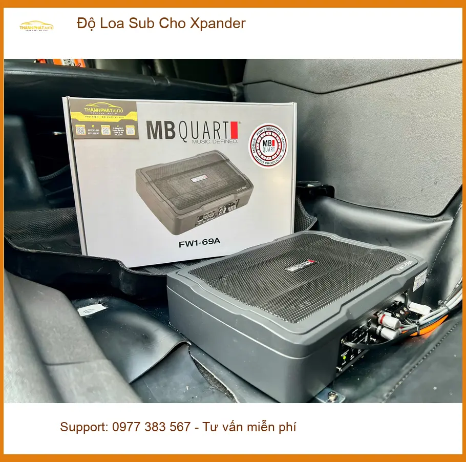 Anh Trọng độ loa sub cho Xpander tại Thủ Đức để tăng cường âm thanh ảnh thực tế 2