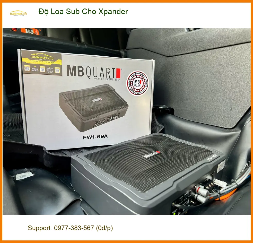 Anh Trọng độ loa sub cho Xpander tại Thủ Đức để tăng cường âm thanh ảnh thực tế 3