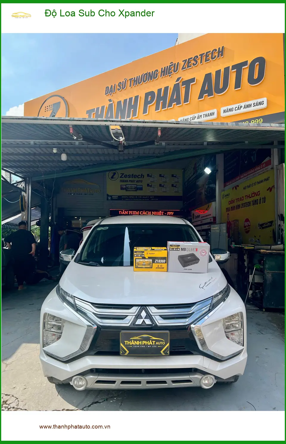 Anh Trọng độ loa sub cho Xpander tại Thủ Đức để tăng cường âm thanh ảnh thực tế 4