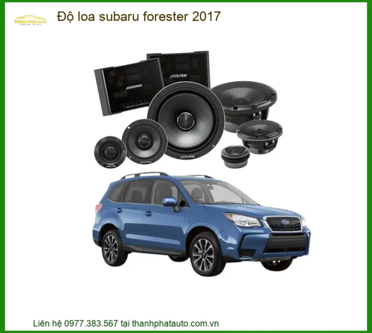 Độ Loa Sub Subaru Forester 2017 - Trung Tâm Độ Loa Uy Tín TPHCM