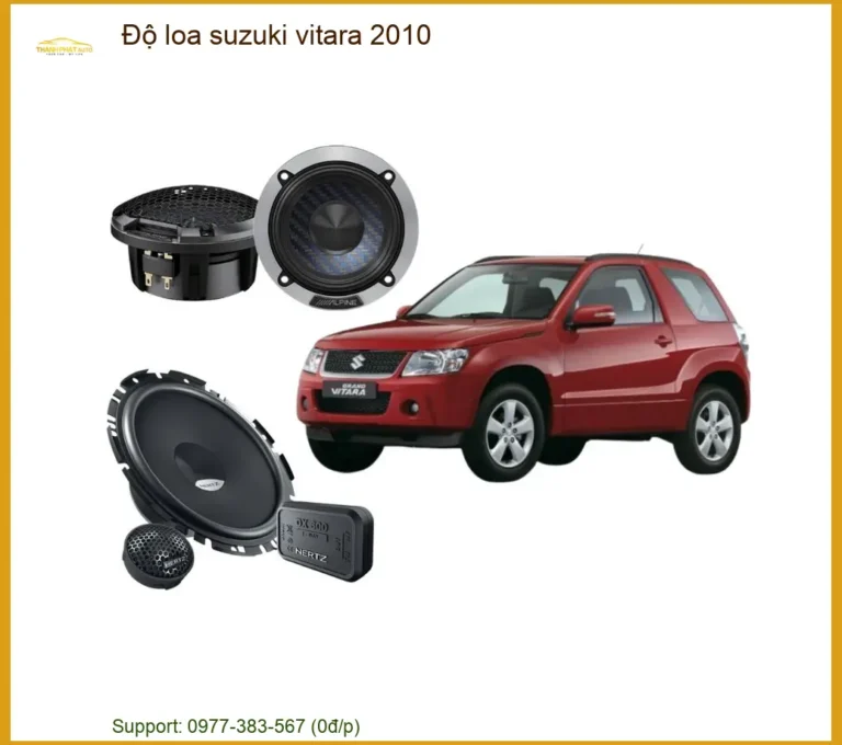 Độ Loa Ô Tô Suzuki Vitara 2010 - Địa Chỉ Nâng Cấp Âm Thanh Uy Tín TPHCM
