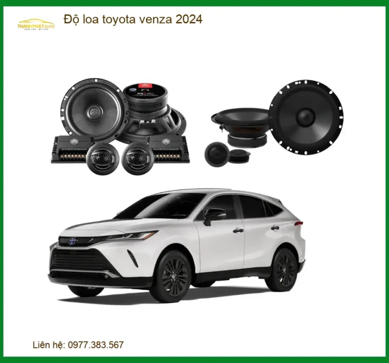 Độ Loa Ô Tô Toyota Venza 2024 - Trung Tâm Độ Loa Uy Tín TPHCM