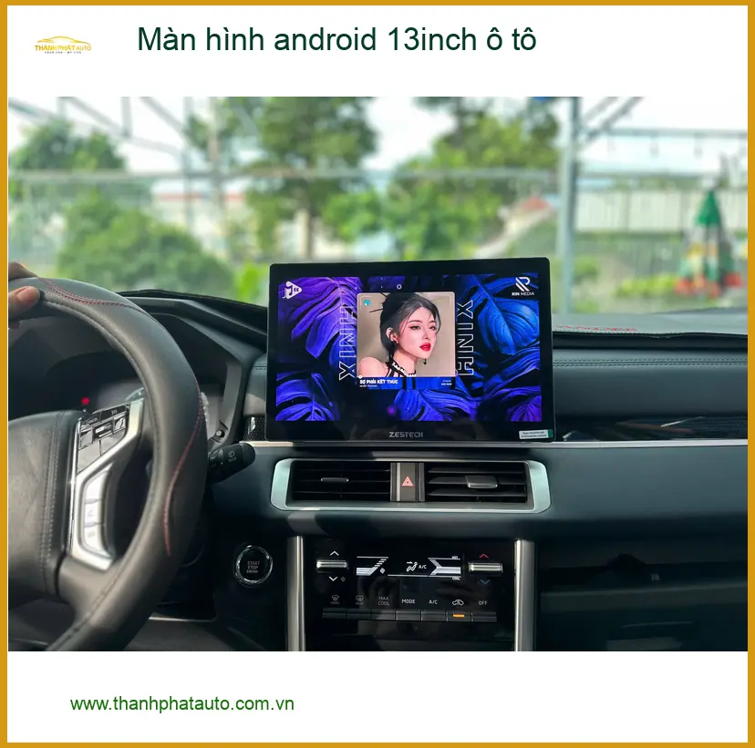 Anh Tùng lắp màn hình Android 13 inch cho Hyundai Accent tại Quận Gò Vấp để nâng cấp trải nghiệm lái ảnh thực tế 3