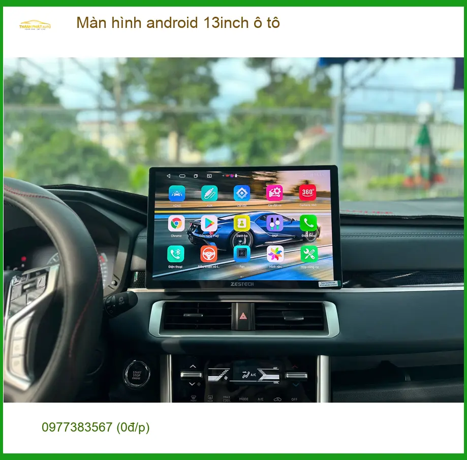 Anh Tùng lắp màn hình Android 13 inch cho Hyundai Accent tại Quận Gò Vấp để nâng cấp trải nghiệm lái ảnh thực tế 5