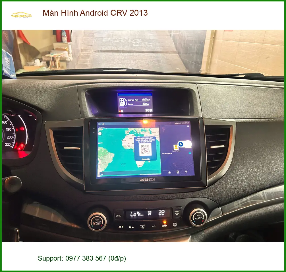 Chú Lâm lắp Màn Hình Android CRV 2013 tại Quận 12 để trải nghiệm công nghệ mới ảnh thực tế 3