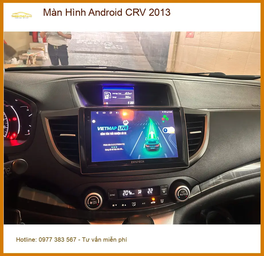 Chú Lâm lắp Màn Hình Android CRV 2013 tại Quận 12 để trải nghiệm công nghệ mới ảnh thực tế 4
