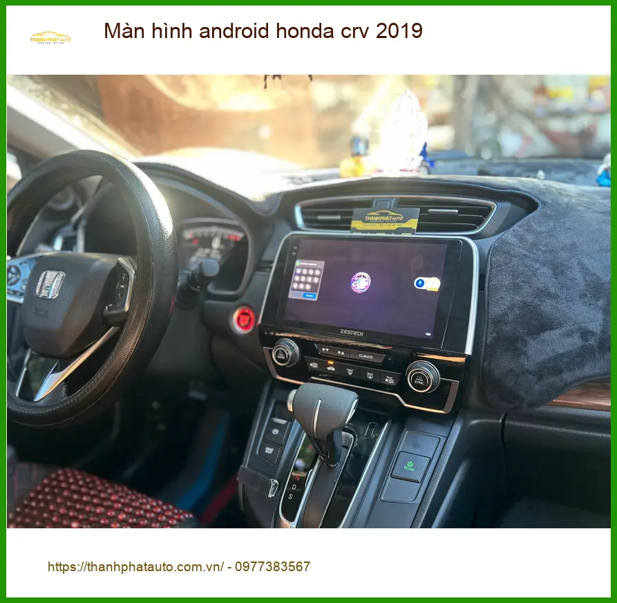 Bác Cường nâng cấp Màn hình Android Honda CRV 2019 tại Quận 5 để có nhiều tính năng hơn