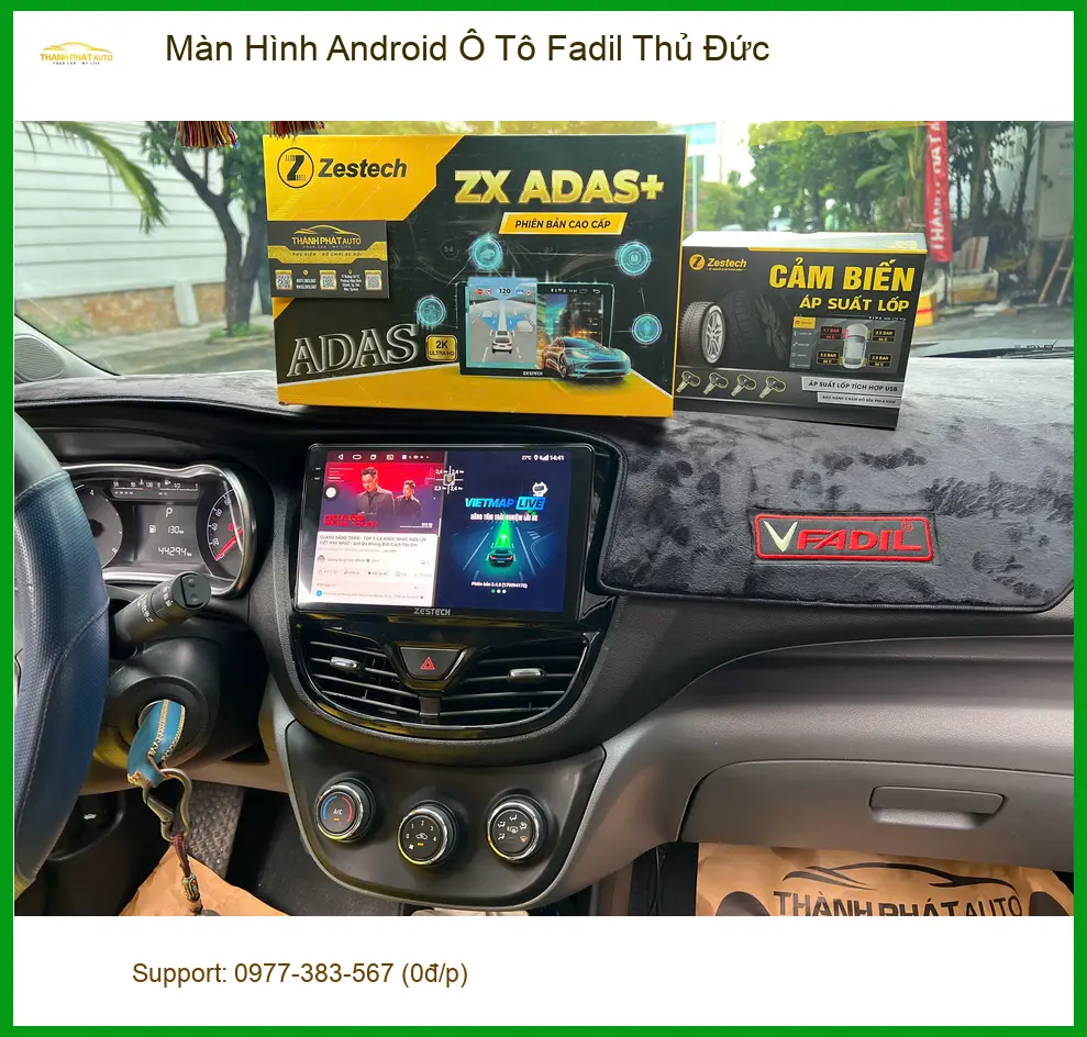 Anh Lập lắp Màn Hình Android Ô Tô Fadil tại Thủ Đức chuẩn chính hãng ảnh thực tế 4
