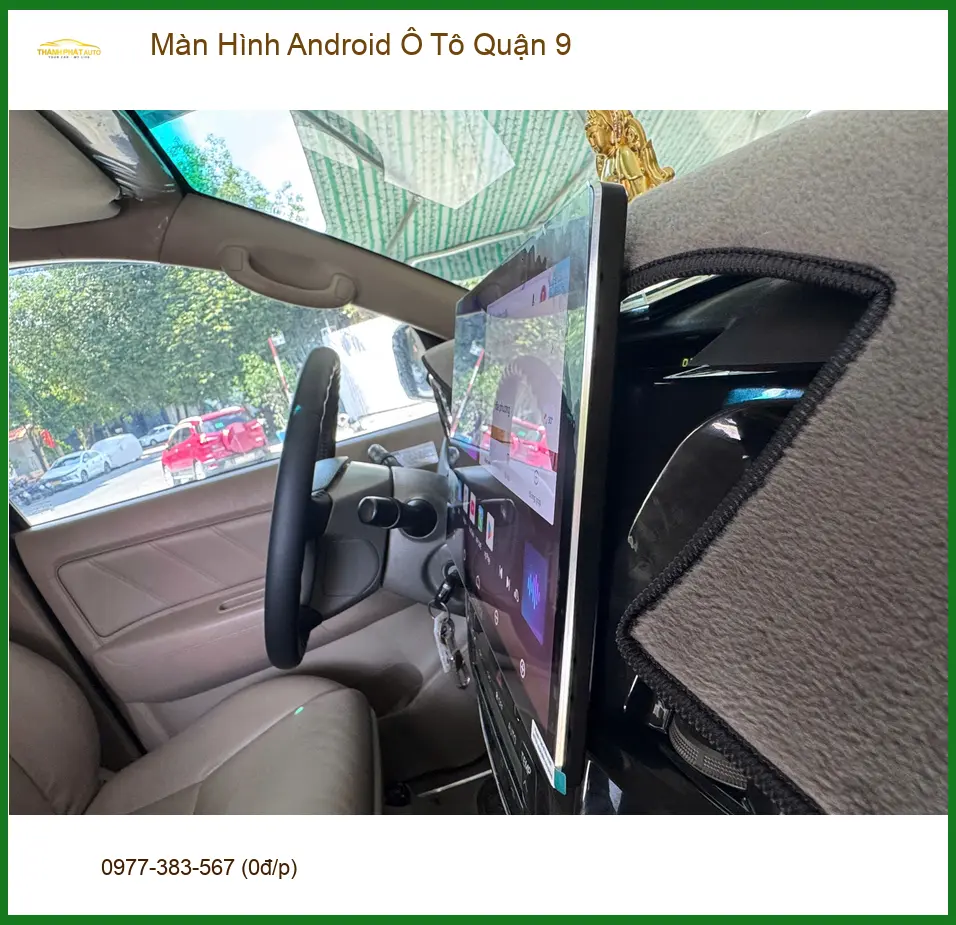 Chú Minh lắp Màn Hình Android Ô Tô cho Mazda CX-5 tại Quận 9 để lái xe tiện lợi ảnh thực tế 3
