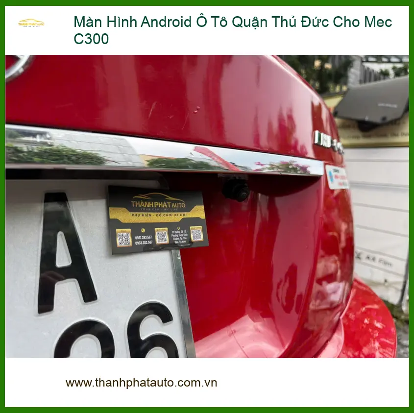 Anh Duy lắp Màn Hình Android Ô Tô cho C300 tại Quận Thủ Đức ảnh thực tế 4