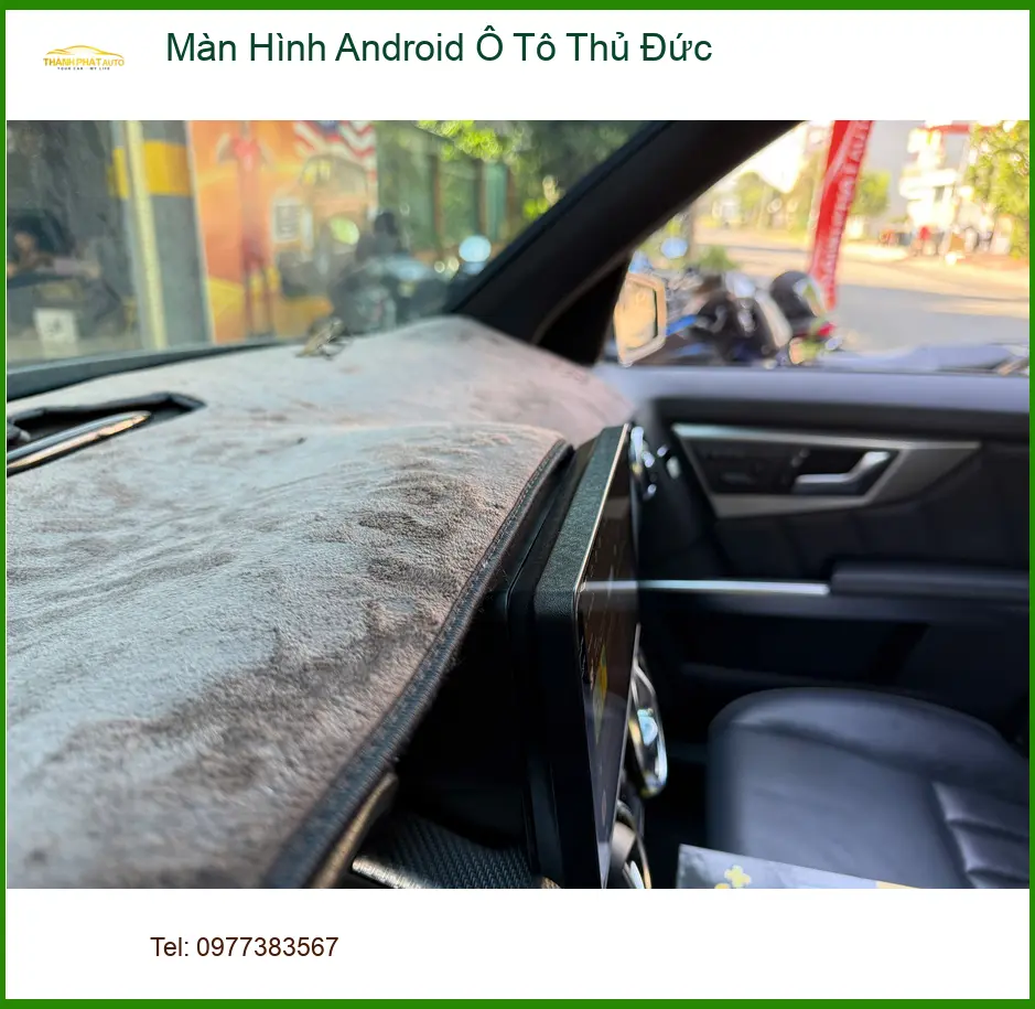 Chị Mai lắp Màn Hình Android Ô Tô cho Kia K3 tại Thủ Đức để tiện xem bản đồ ảnh thực tế 2