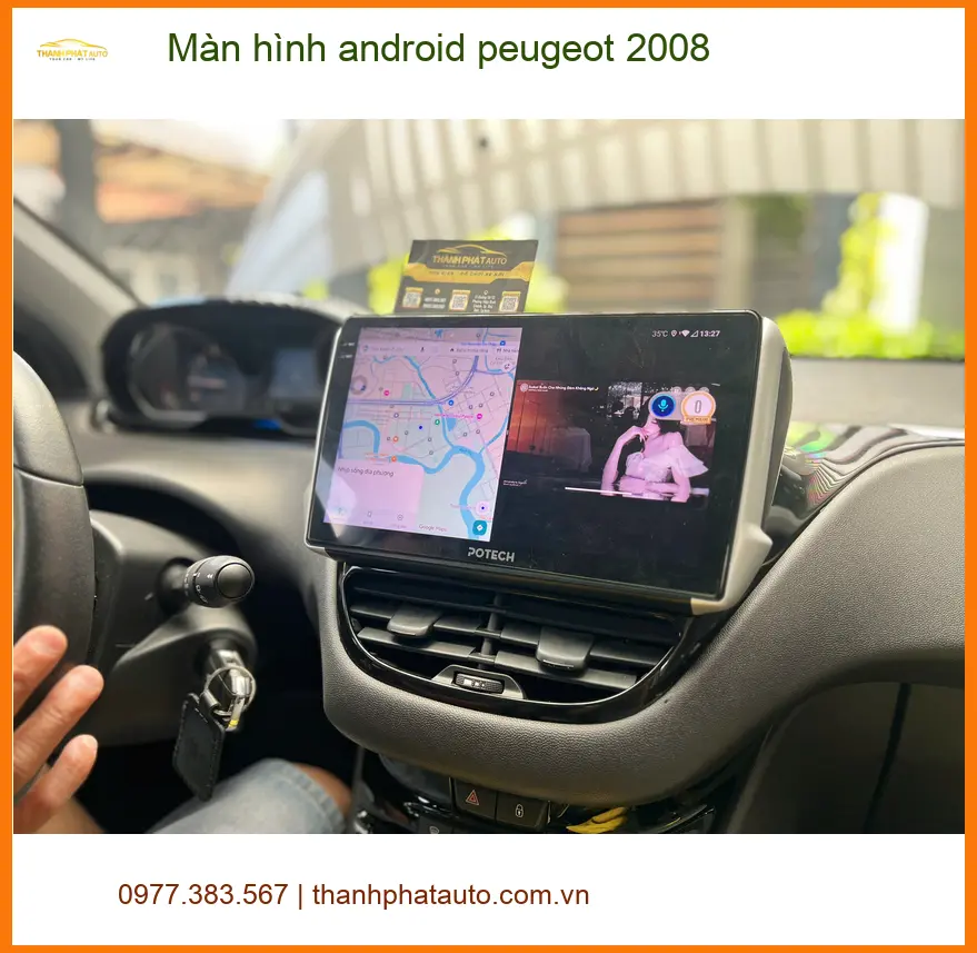 Anh Nam lắp màn hình Android Peugeot 2008 Quận Củ Chi ảnh thực tế 2