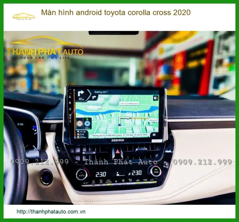 Màn hình Android Toyota Corolla Cross 2020 - Địa Chỉ Lắp Đặt Uy Tín TPHCM