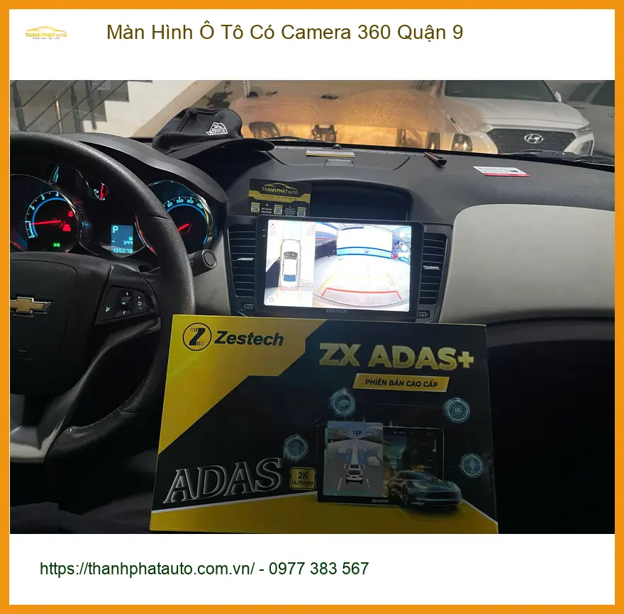 Anh Minh lắp Màn Hình Ô Tô Có Camera 360 cho Hyundai Accent ở Quận 9