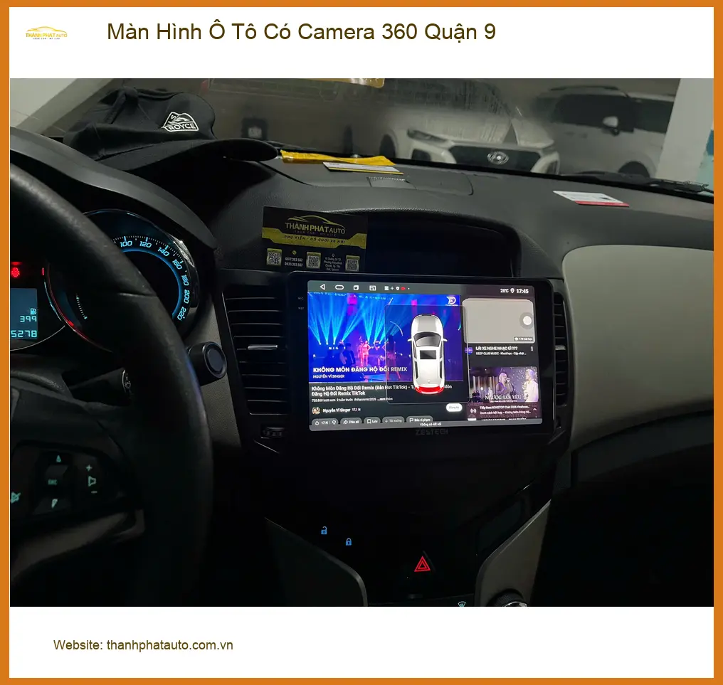 Anh Minh lắp Màn Hình Ô Tô Có Camera 360 cho Hyundai Accent ở Quận 9 ảnh thực tế 3