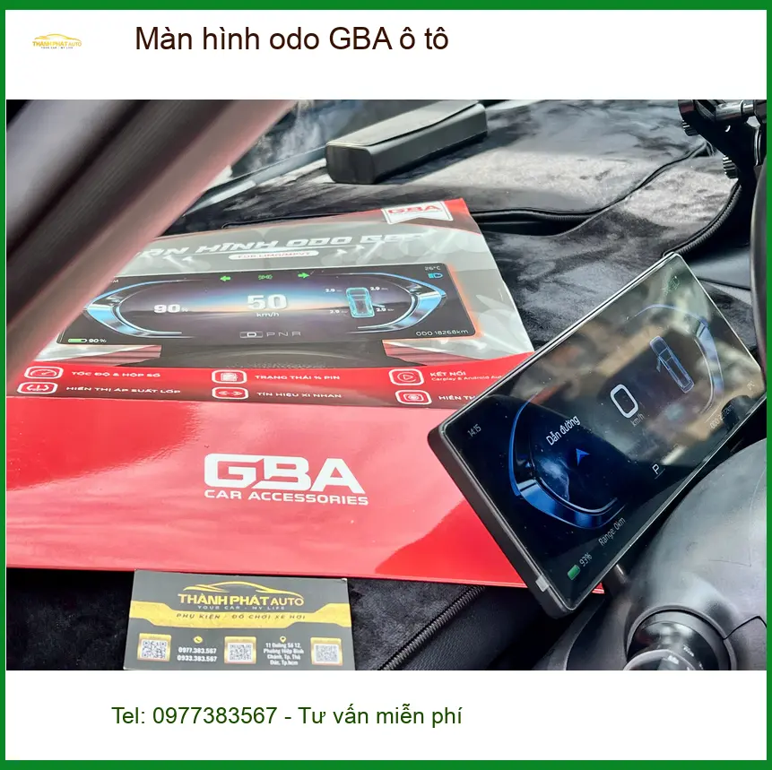 Chị Mai lắp màn hình odo GBA ô tô cho Hyundai Accent tại Bình Chánh vì màn hình zin quá nhỏ ảnh thực tế 3