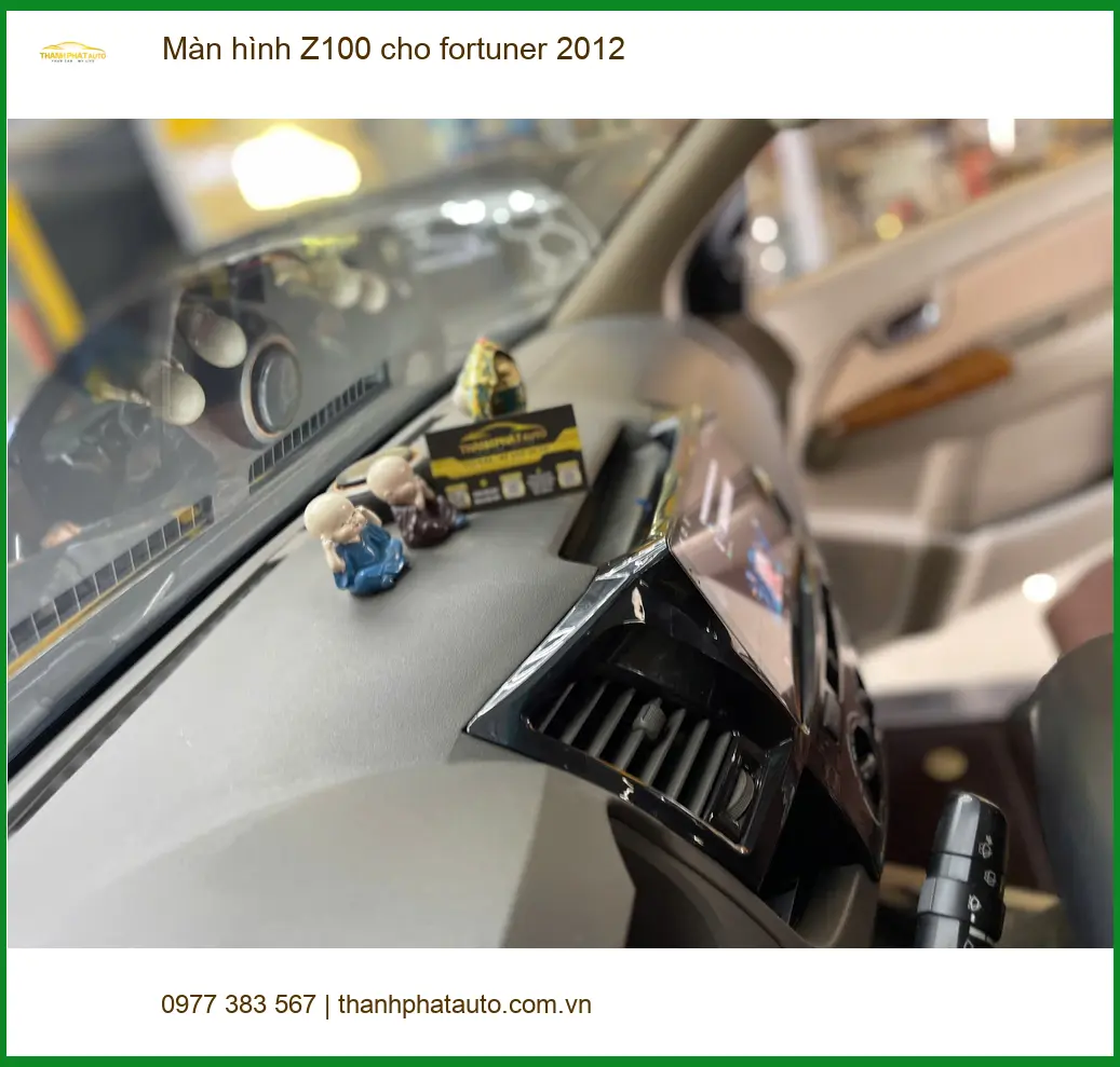 Anh Lâm nâng cấp màn hình Z100 cho Fortuner 2012 tại Nhà Bè ảnh thực tế 4
