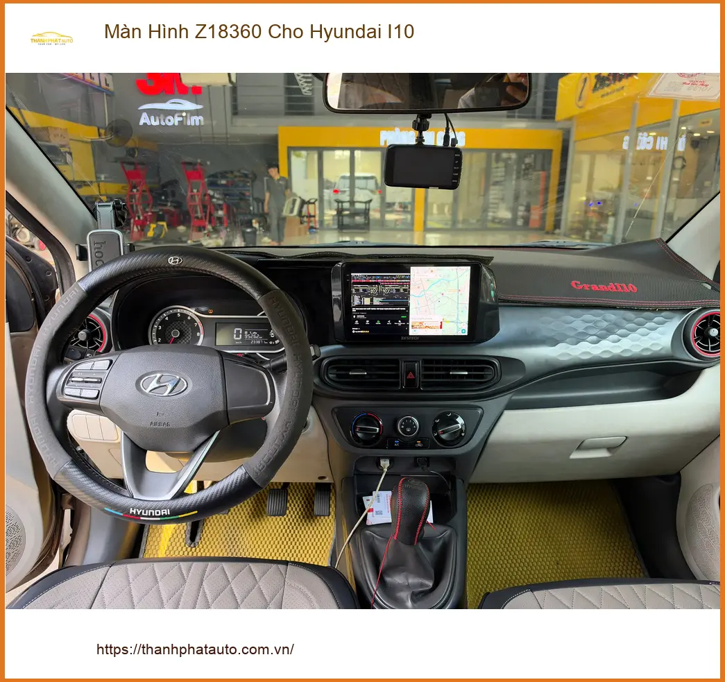 Anh Hưng lắp Màn Hình Z18360 cho Hyundai I10 tại Quận 9 muốn nâng cao trải nghiệm lái ảnh thực tế 2
