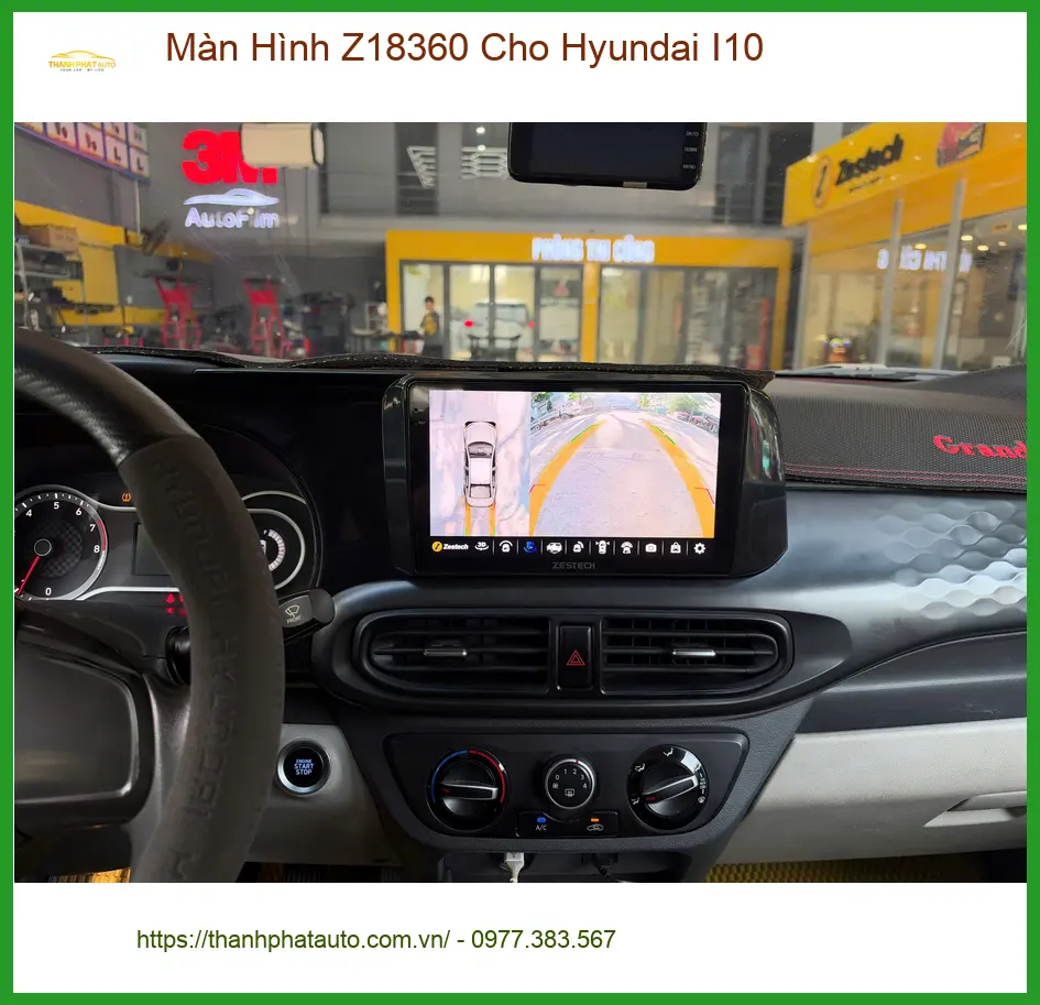 Anh Hưng lắp Màn Hình Z18360 cho Hyundai I10 tại Quận 9 muốn nâng cao trải nghiệm lái ảnh thực tế 3