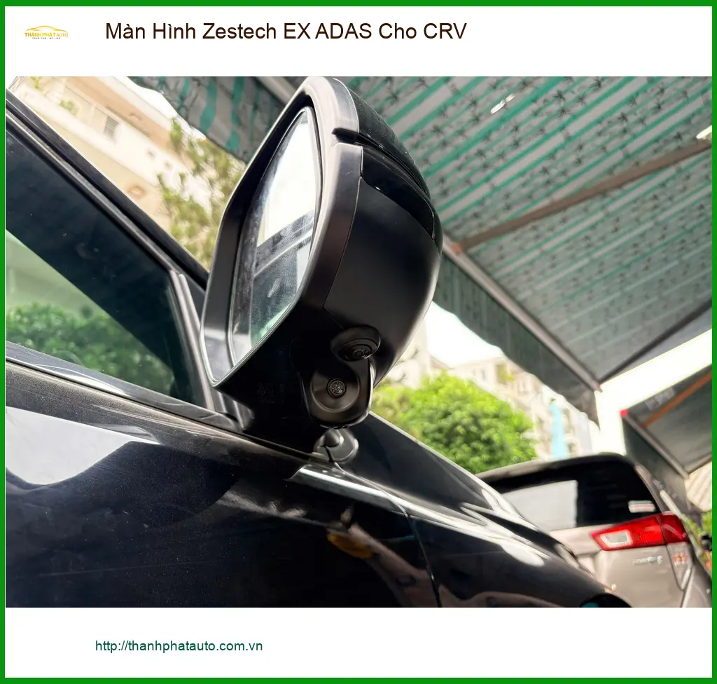 Anh Dũng lắp Màn Hình Zestech EX ADAS cho CRV tại Bình Tân để lái xe an toàn. ảnh thực tế 2