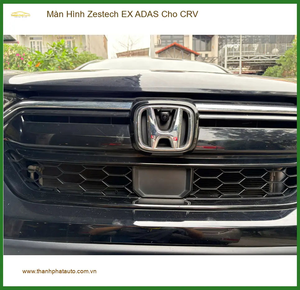 Anh Dũng lắp Màn Hình Zestech EX ADAS cho CRV tại Bình Tân để lái xe an toàn. ảnh thực tế 3