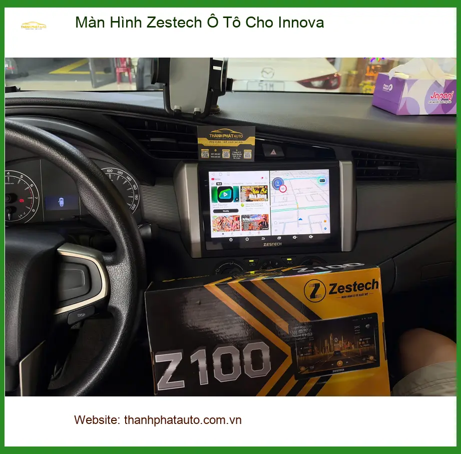 Anh Duy lắp Màn Hình Zestech Ô Tô cho Innova tại Quận 9 ảnh thực tế 2