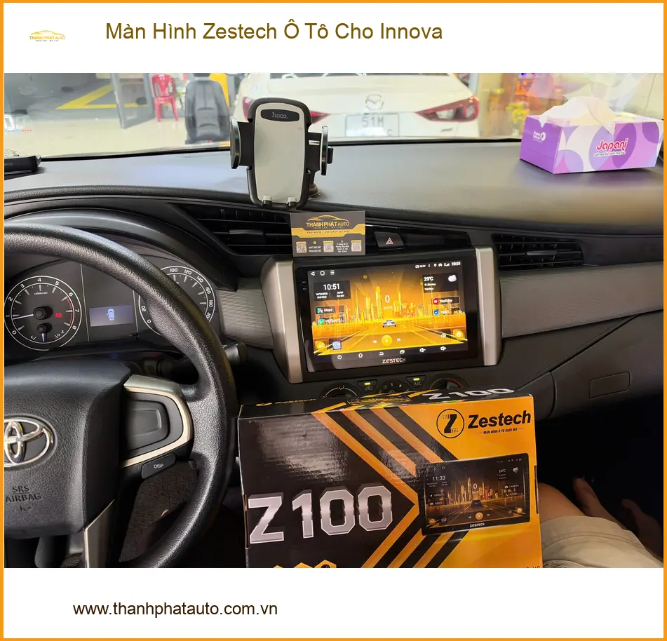 Anh Duy lắp Màn Hình Zestech Ô Tô cho Innova tại Quận 9 ảnh thực tế 3