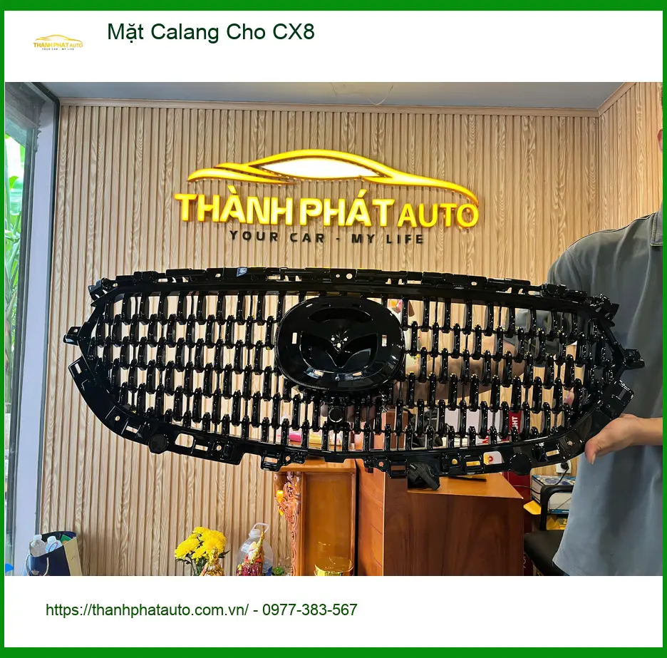 Anh Khải độ Mặt Calang cho Mazda CX8 tại Quận Thủ Đức để nâng tầm diện mạo xe