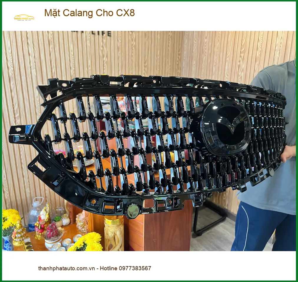 Anh Khải độ Mặt Calang cho Mazda CX8 tại Quận Thủ Đức để nâng tầm diện mạo xe ảnh thực tế 2