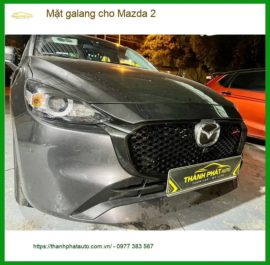 Chú Phi lắp mặt galang mới cho Mazda 2 tại Quận Thủ Đức để xe trông hiện đại hơn ảnh thực tế 2