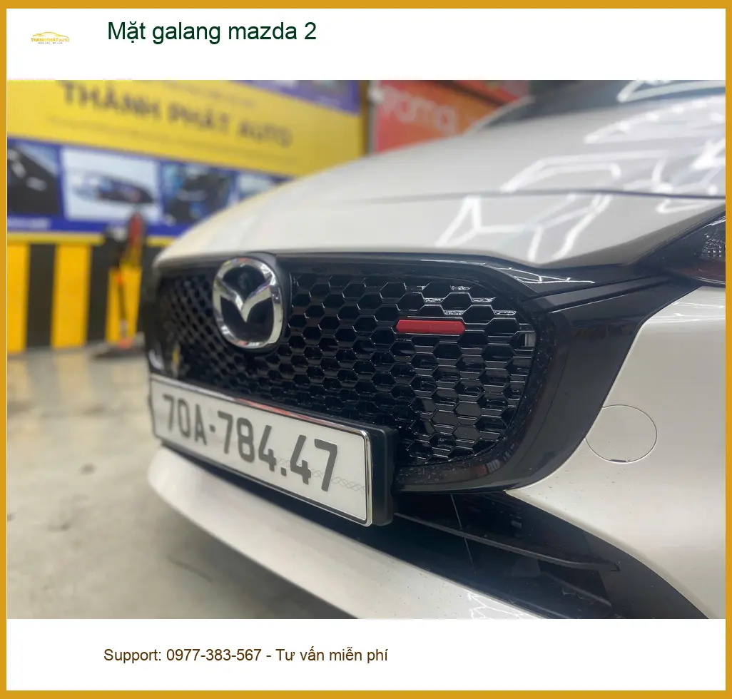 Anh Dũng thay Mặt galang Mazda 2 tại Quận Tân Phú để xe trông mới mẻ hơn ảnh thực tế 4
