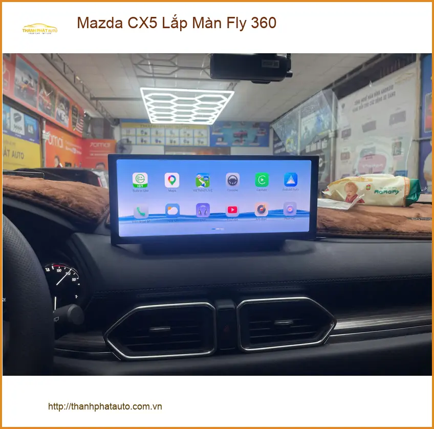 Anh Minh lắp Màn Fly 360 cho Mazda CX5 tại Quận 12 để lái xe an toàn hơn ảnh thực tế 4