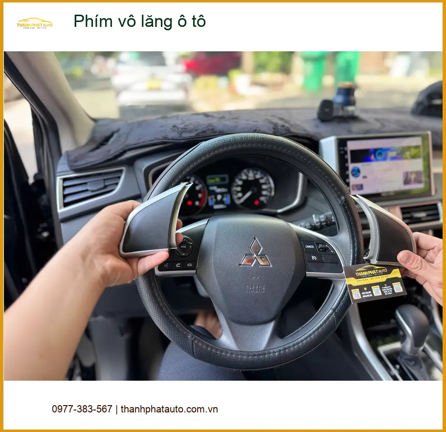 Anh Duy lắp phím vô lăng ô tô Hyundai Accent để tiện điều khiển nhạc tại Hóc Môn ảnh thực tế 2