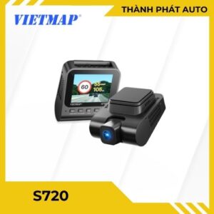 Camera Hành Trình VIETMAP S720 4K, GPS, WiFi 6, Cảnh Báo Tốc Độ