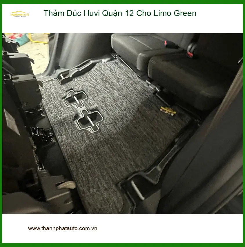 Anh Quang lắp thảm đúc Huvi cho Limo Green ở Quận 12 vì thảm cũ khó vệ sinh