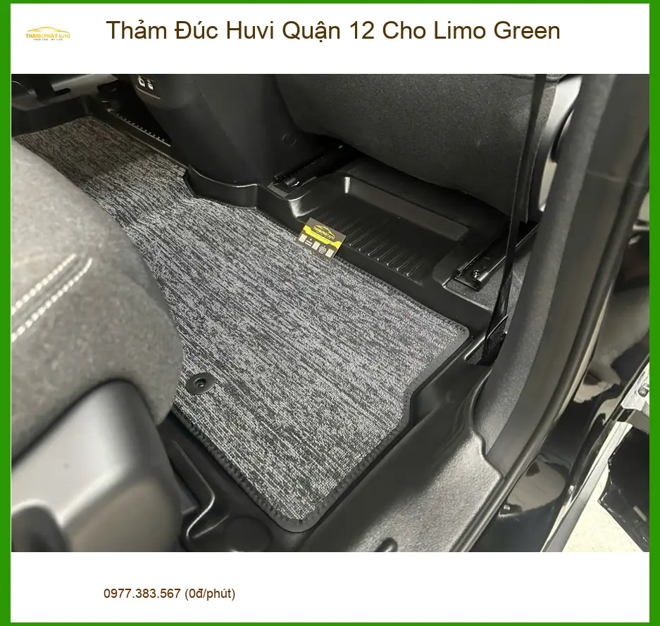 Anh Quang lắp thảm đúc Huvi cho Limo Green ở Quận 12 vì thảm cũ khó vệ sinh ảnh thực tế 2