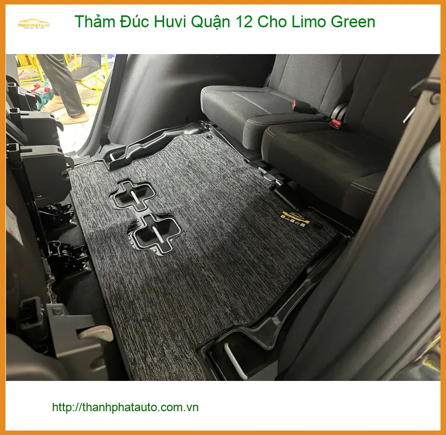 Anh Quang lắp thảm đúc Huvi cho Limo Green ở Quận 12 vì thảm cũ khó vệ sinh ảnh thực tế 5