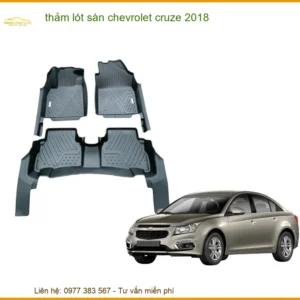 Thảm Lót Sàn Chevrolet Cruze 2018 - Trung Tâm Lắp Đặt Chính Hãng TPHCM