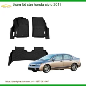Thảm Lót Sàn Honda Civic 2011 - Trung Tâm Lắp Đặt Uy Tín TPHCM