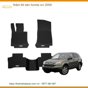 Thảm Lót Sàn Honda CRV 2009 - Trung Tâm Lắp Đặt Uy Tín TPHCM
