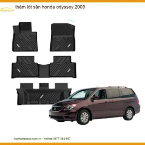Thảm Lót Sàn Honda Odyssey 2009 - Trung Tâm Lắp Đặt Chính Hãng TPHCM