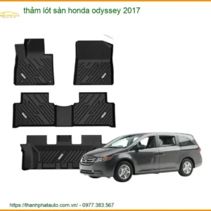 Thảm Lót Sàn Honda Odyssey 2017 - Địa Chỉ Lắp Đặt Uy Tín TPHCM