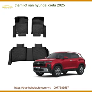 Thảm Lót Sàn Hyundai Creta 2025 - Địa Chỉ Lắp Đặt Uy Tín TPHCM