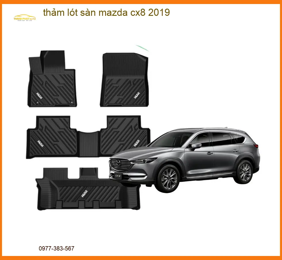 Thảm Lót Sàn Mazda CX8 2019 - Địa Chỉ Lắp Đặt Uy Tín TPHCM