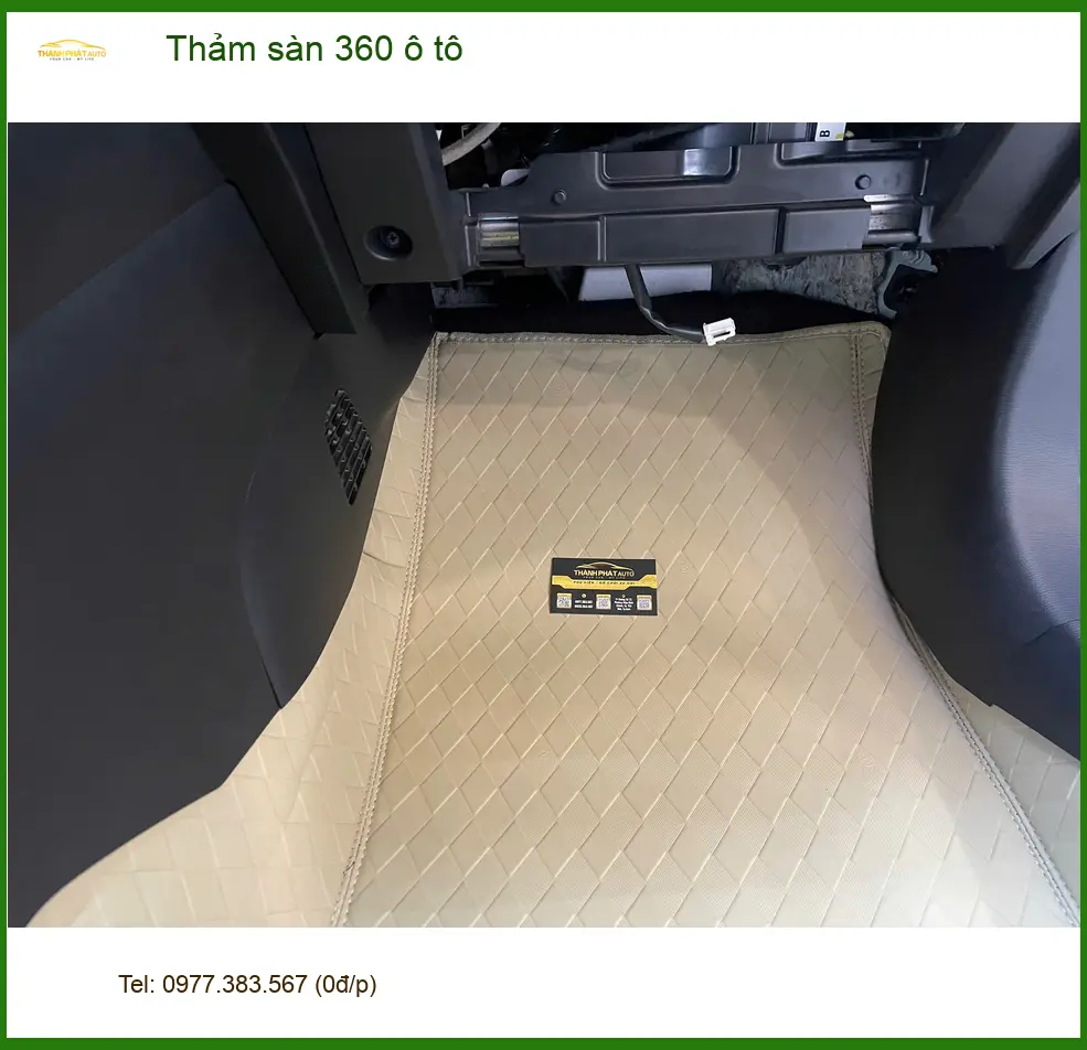 Anh Duy lắp thảm sàn 360 ô tô Creta ở Củ Chi, nội thất luôn sạch đẹp.