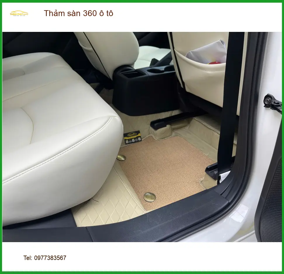 Anh Duy lắp thảm sàn 360 ô tô Creta ở Củ Chi, nội thất luôn sạch đẹp. ảnh thực tế 2