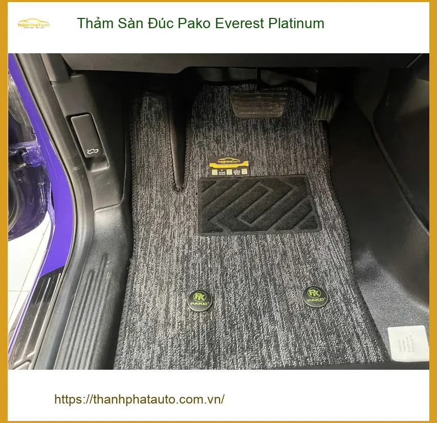 Cô Minh thay Thảm Sàn Đúc Pako Everest Platinum cho Ford Everest Quận 9